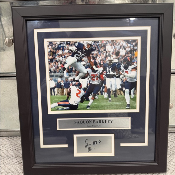 Black Framed Sports Memorabilia